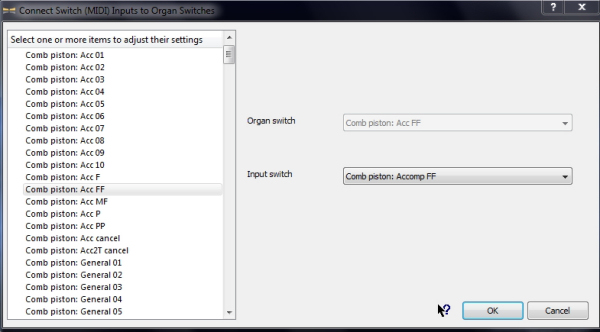 Connect Switch MIDI Inputs